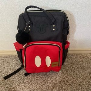 Disney Mickey Mouse backpack diaper stroller travel kids bag